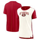 【公式グッズ】NFL 49ers Tシャツ Nike/ナイキ レディース クリーム (24 Women's Nike SS Tri Fash Top)