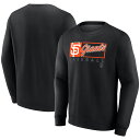 【公式グッズ】MLB ジャイアンツ フリース トレーナー Fanatics/ファナティクス メンズ ブラック (Fanatics Focus Cotton Fleece Crew)(4)