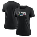 【公式グッズ】NFL バイキングス Tシャツ Nike ナイキ レディース ブラック (22 Women's Nike Dry Crucial Catch Sh...