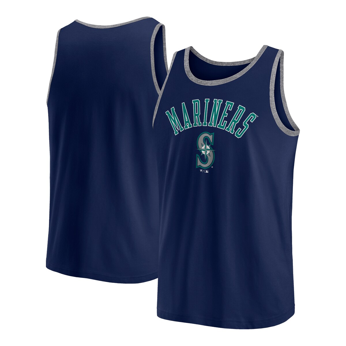 【公式グッズ】MLB マリナーズ タンクトップ Fanatics(ファナティクス) メンズ ネイビー (Fanatics Bet Biblend Tank)