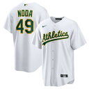 【公式グッズ】MLB アスレチックス ライアン・ノダ ホーム ユニフォーム (レプリカ) Nike ナイキ メンズ ホワイト (Nike Replica Jersey - April Builds)