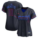 【公式グッズ】MLB ブルージェイズ ボー・ビシェット シティコネクト リミテッド ユニフォーム Nike/ナイキ レディース ネイビー (Nike Women...