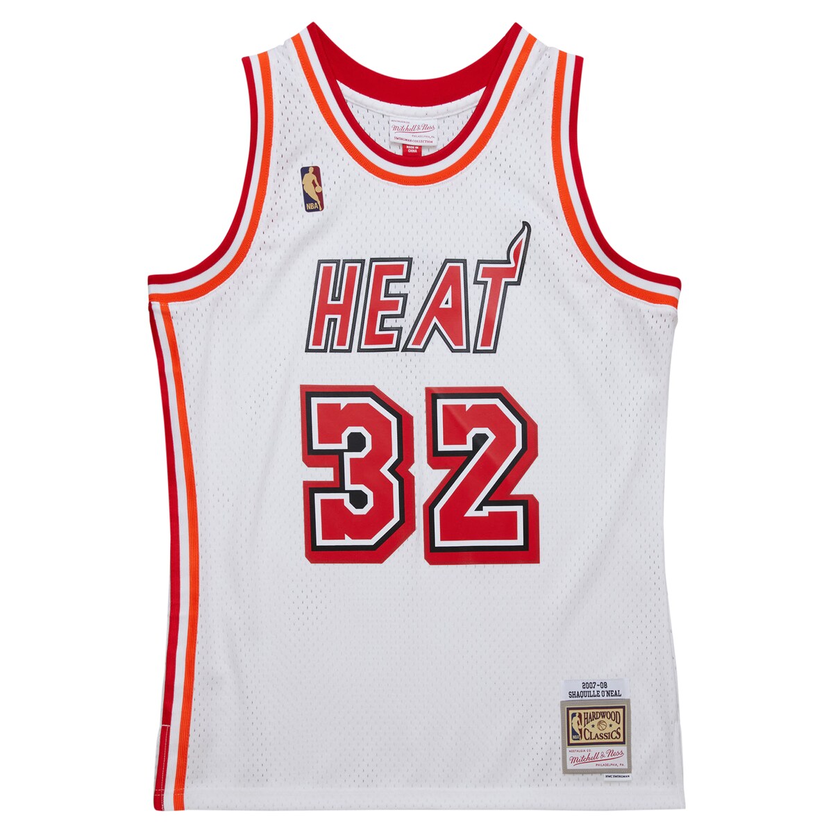 Fanatics公式ストア 楽天市場店の【公式グッズ】NBA ヒート シャキール・オニール ユニフォーム Mitchell & Ness/ミッチェル＆ネス メンズ ホワイト (MNC NBA HWC Mens Swingman Jersey)｜アングル2