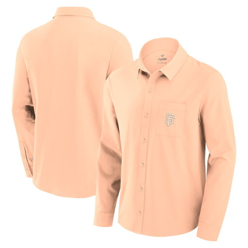 【公式グッズ】MLB ジャイアンツ シャツ Fanatics(ファナティクス) メンズ (Men's Fanatics Branded Front Office Woven Long Sleeve Button Down) 【公式グッズ】MLB ジャイアンツ シャツ Fanatics(ファナティクス) メンズ (Men's Fanatics Branded Front Office Woven Long Sleeve Button Down)