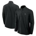 【公式グッズ】NFL バイキングス プルオーバー Fanatics(ファナティクス) メンズ ブラック (Mens Fanatics Signature Front Office Woven 1/4 Zip Jacket)(4)