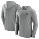 【公式グッズ】NFL スティーラーズ フード付き Tシャツ Fanatics/ファナティクス メンズ ブラック (Mens Fanatics Signature Front Office Tech Lightweight Hoodie)(4)