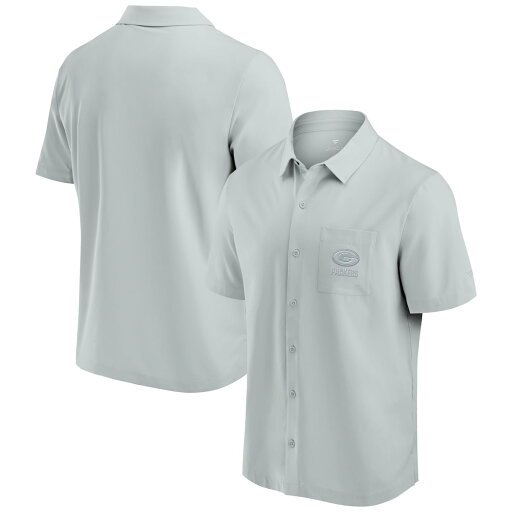 【公式グッズ】NFL パッカーズ シャツ Fanatics/ファナティクス メンズ グレイ (MENS 24 NFL SIGNATURE FRONT OFFICE BUTTON UP SHIRT) 【公式グッズ】NFL パッカーズ シャツ Fanatics/ファナティクス メンズ グレイ (MENS 24 NFL SIGNATURE FRONT OFFICE BUTTON UP SHIRT)