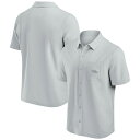 エントリーでポイント 5倍【公式グッズ】NFL レイブンズ シャツ Fanatics(ファナティクス) メンズ グレイ (MENS 24 NFL SIGNATURE FRONT OFFICE BUTTON UP SHIRT)(4)