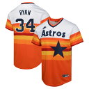【公式グッズ】MLB アストロズ ノーラン・ライアン クーパーズタウンコレクション リミテッド ユニフォーム Nike ナイキ キッズ ホワイト (OST Yo...