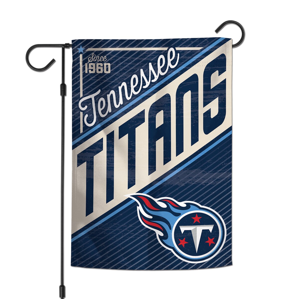 【公式グッズ】NFL タイタンズ ガーデニング用フラッグ WinCraft (2 Sided 12x18 Garden Flag - Retro)