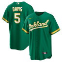 【公式グッズ】MLB アスレチックス JD・デイビス オルタネイト ユニフォーム (レプリカ) Nike ナイキ メンズ グリーン (Nike Replica ...