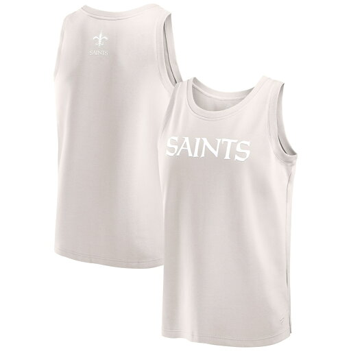 【公式グッズ】NFL セインツ タンクトップ Fanatics(ファナティクス) メンズ クリーム (MENS 24 NFL SIGNATURE ELEMENTS TANK) 【公式グッズ】NFL セインツ タンクトップ Fanatics(ファナティクス) メンズ クリーム (MENS 24 NFL SIGNATURE ELEMENTS TANK)