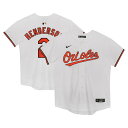 【公式グッズ】MLB オリオールズ グナー・ヘンダーソン ホーム ユニフォーム Nike ナイキ トドラー ホワイト (OST Juvenile Home Ga...