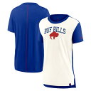 【公式グッズ】NFL ビルズ Tシャツ Nike/ナイキ レディース クリーム (24 Women's Nike SS Tri Fash Top)