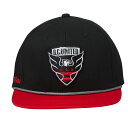 エントリーでポイント 5倍【公式グッズ】MLS D.C.ユナイテッド スナップバック キャップ Live Breathe Futbol ブラック (LBF S24 Men's Snapback)(4)