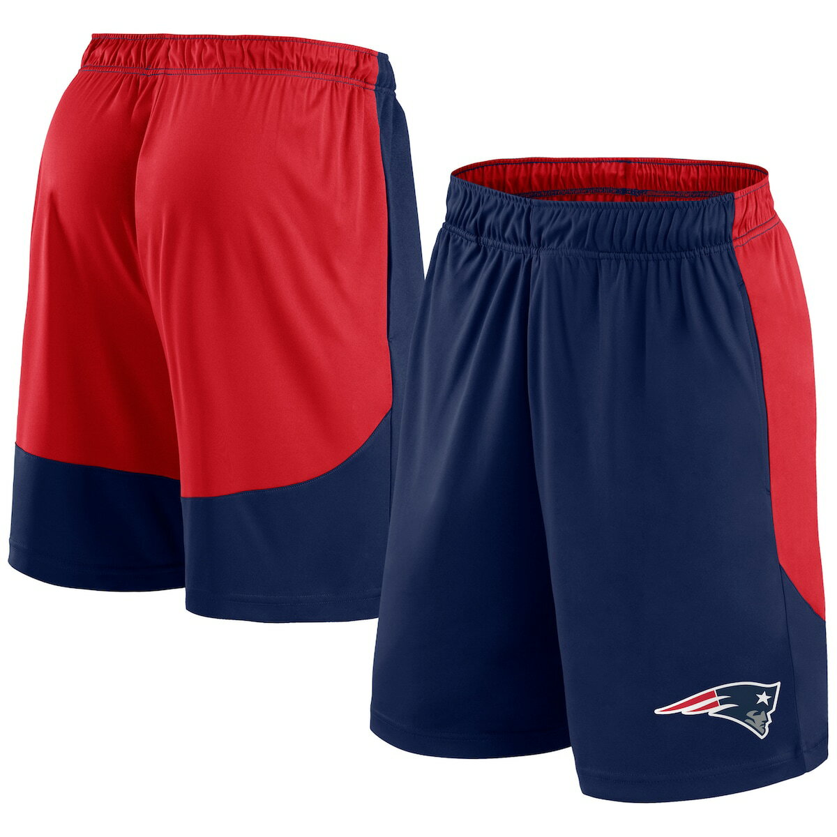 【公式グッズ】NFL ペイトリオッツ カジュアル ショーツ Fanatics(ファナティクス) メンズ ネイビー (Fanatics Go Hard Poly Short)