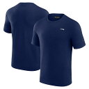 【公式グッズ】NFL シーホークス Tシャツ Fanatics(ファナティクス) メンズ ネイビー (Mens Fanatics Signature Front Office Modal Short Sleeve T-Shirt)