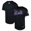 【公式グッズ】MLB メッツ オルタネイト リミテッド ユニフォーム Nike ナイキ キッズ ブラック (Youth Alt Ltd Blank Jersey...