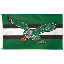 【公式グッズ】NFL イーグルス フラッグ WinCraft/ウィンクラフト (1 Sided Deluxe Flag - 2021 ADDs)