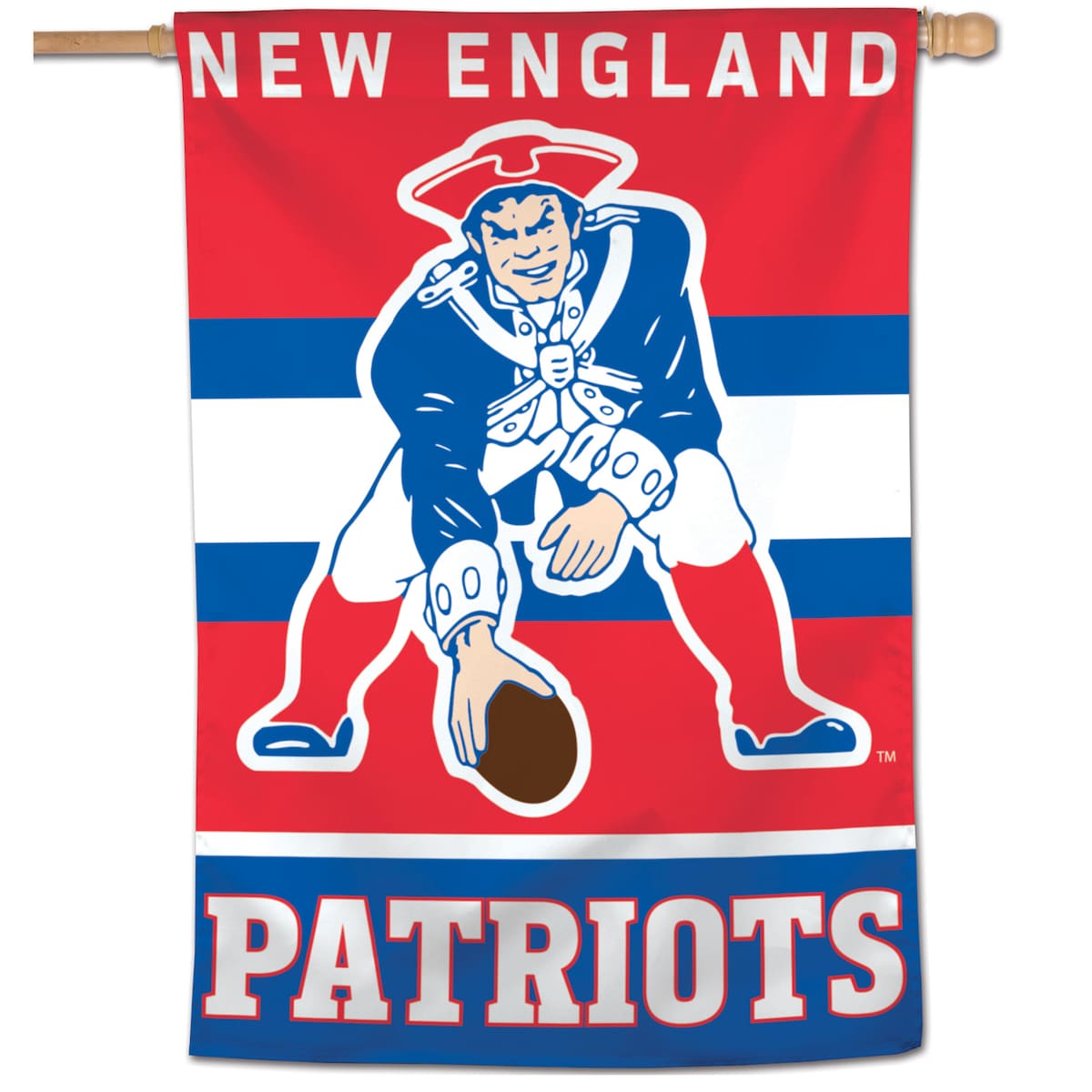 【公式グッズ】NFL ペイトリオッツ フラッグ WinCraft (WCR 28x40 1 Sided Banner - Retro)