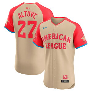 エントリーでポイント 5倍【公式グッズ】MLB オールスター ホセ・アルトゥーベ エリート ユニフォーム Nike ナイキ メンズ クリーム (Men's Nike 2024 ASG Elite Jerseys - Finished)