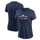エントリーでポイント 5倍【公式グッズ】2024 MLB オールスター Tシャツ Nike ナイキ レディース ネイビー (Women's Nike Cotton All Star Game Tee)(4)