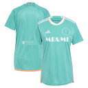 【公式グッズ】MLS インテルマイアミCF サード ユニフォーム (レプリカ) Adidas(アディダス) レディース アクア (ADI 2024 Women's Replica Jersey)