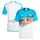【公式グッズ】MLS カンザスシティ サード ユニフォーム (レプリカ) Adidas(アディダス) メンズ ホワイト (ADI 2024 Men's Replica Jersey)