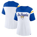 【公式グッズ】NFL ラムズ Tシャツ Fanatics/ファナティクス レディース ホワイト (24 Women's Cheer Chant Biblend ...