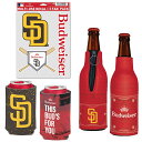 【公式グッズ】MLB パドレス 缶クーラー ウィンクラフト (Can Cooler, Bottle Cooler, Decal Pack - MLB x Budweiser)(4)