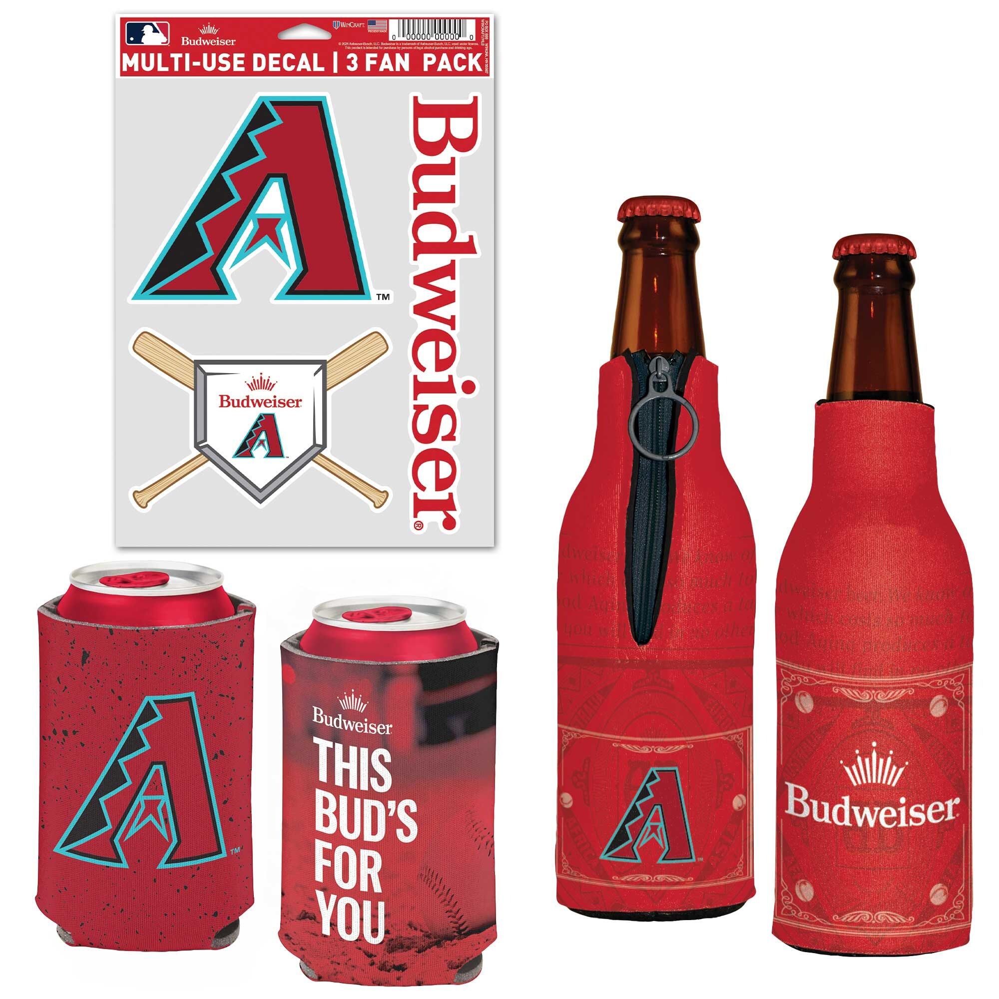 【公式グッズ】MLB ダイヤモンドバックス 缶クーラー ウィンクラフト (Can Cooler, Bottle Cooler, Dec..