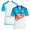 【公式グッズ】MLS カンザスシティ サード ユニフォーム (レプリカ) Adidas(アディダス) レディース ホワイト (ADI 2024 Women's ...