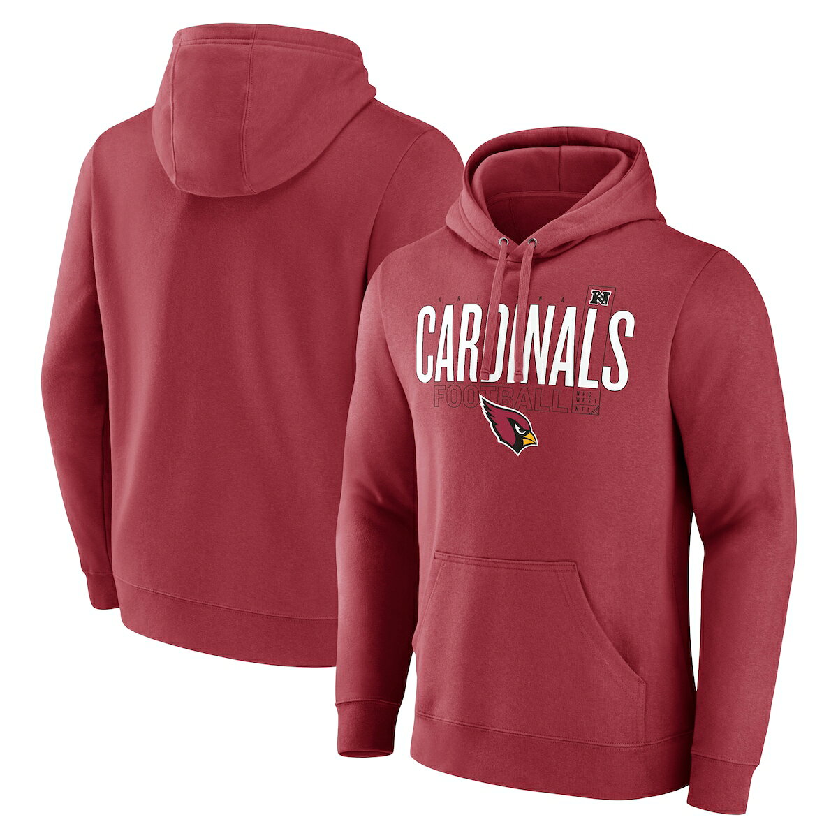 NFL カーディナルス プルオーバー パーカー Fanatics/ファナティクス メンズ カージナルレッド (24 MENS Fanatics Pylon Outline Cotton POH)