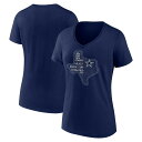 エントリーでポイント 5倍【公式グッズ】NFL カウボーイズ Tシャツ Fanatics(ファナティクス) レディース ネイビー (24 Women's Hometown Defensive Stand SS Tee)(4)
