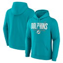 【公式グッズ】NFL ドルフィンズ プルオーバー パーカー Fanatics(ファナティクス) メンズ アクア (24 MENS Fanatics Pylon Outline Cotton POH)