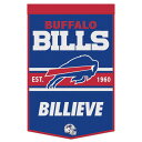 【公式グッズ】NFL ビルズ ペナント ウィンクラフト (24X38 Wool Banner-Championship)