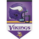 【公式グッズ】NFL バイキングス ペナント ウィンクラフト ("17""X26"" Premium Quality Banner")