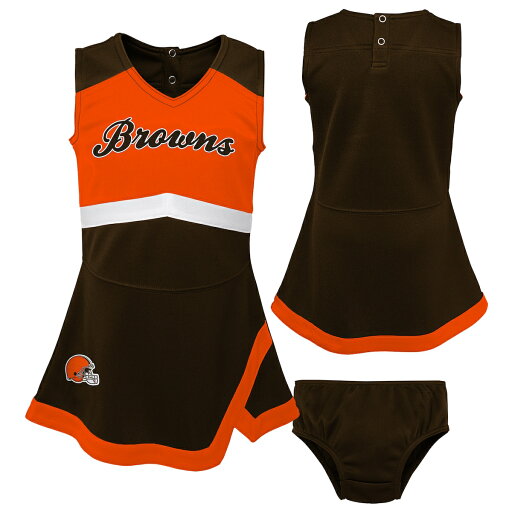 【公式グッズ】NFL ブラウンズ チアドレス Outerstuff(アウタースタッフ) トドラー ブラウン (23 Juvenile Cheer Captain Jumper Dress) 【公式グッズ】NFL ブラウンズ チアドレス Outerstuff(アウタースタッフ) トドラー ブラウン (23 Juvenile Cheer Captain Jumper Dress)