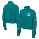 【公式グッズ】NFL ドルフィンズ ジップアップ トレーナー Nike ナイキ レディース アクア (24 Women's Nike Rewind Phoeni...