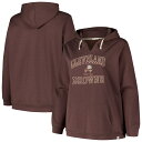 エントリーでポイント 5倍【公式グッズ】NFL ブラウンズ プルオーバー パーカー '47 レディース ブラウン (NFL Womens Plus Clarity 47 Kennedy POH)(4)
