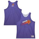 【公式グッズ】NBA サンズ タンクトップ Mitchell & Ness/ミッチェル&ネス メンズ パープル (NBA MNC Men's HWC Vintage Logo Reversible Mesh Practice Jersey)