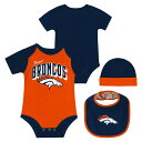 【公式グッズ】NFL ブロンコス キッズウェアセット Outerstuff(アウタースタッフ) ベビー ネイビー (24 Newborn Dynamic Duo...