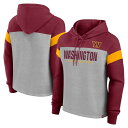 【公式グッズ】NFL コマンダーズ プルオーバー パーカー Fanatics(ファナティクス) レディース ヘザーグレイ (24 Women's Bold Pl...