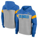 【公式グッズ】NFL チャージャーズ プルオーバー パーカー Fanatics(ファナティクス) レディース ヘザーグレイ (24 Women's Bold P...