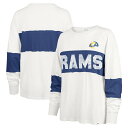 【公式グッズ】NFL ラムズ 長袖 Tシャツ '47 /フォーティーセブン レディース クリーム (CLUBHOUSE PRIDE TAYLOR TEE WMN)