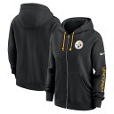 【公式グッズ】NFL スティーラーズ フルジップ パーカー Nike ナイキ レディース ブラック (24 Womens PLUS Nike Phoenix F...