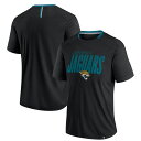 【公式グッズ】NFL ジャガーズ Tシャツ Fanatics(ファナティクス) メンズ ブラック (24 MENS Fanatics Defender Fade Dot Slant Poly SST)