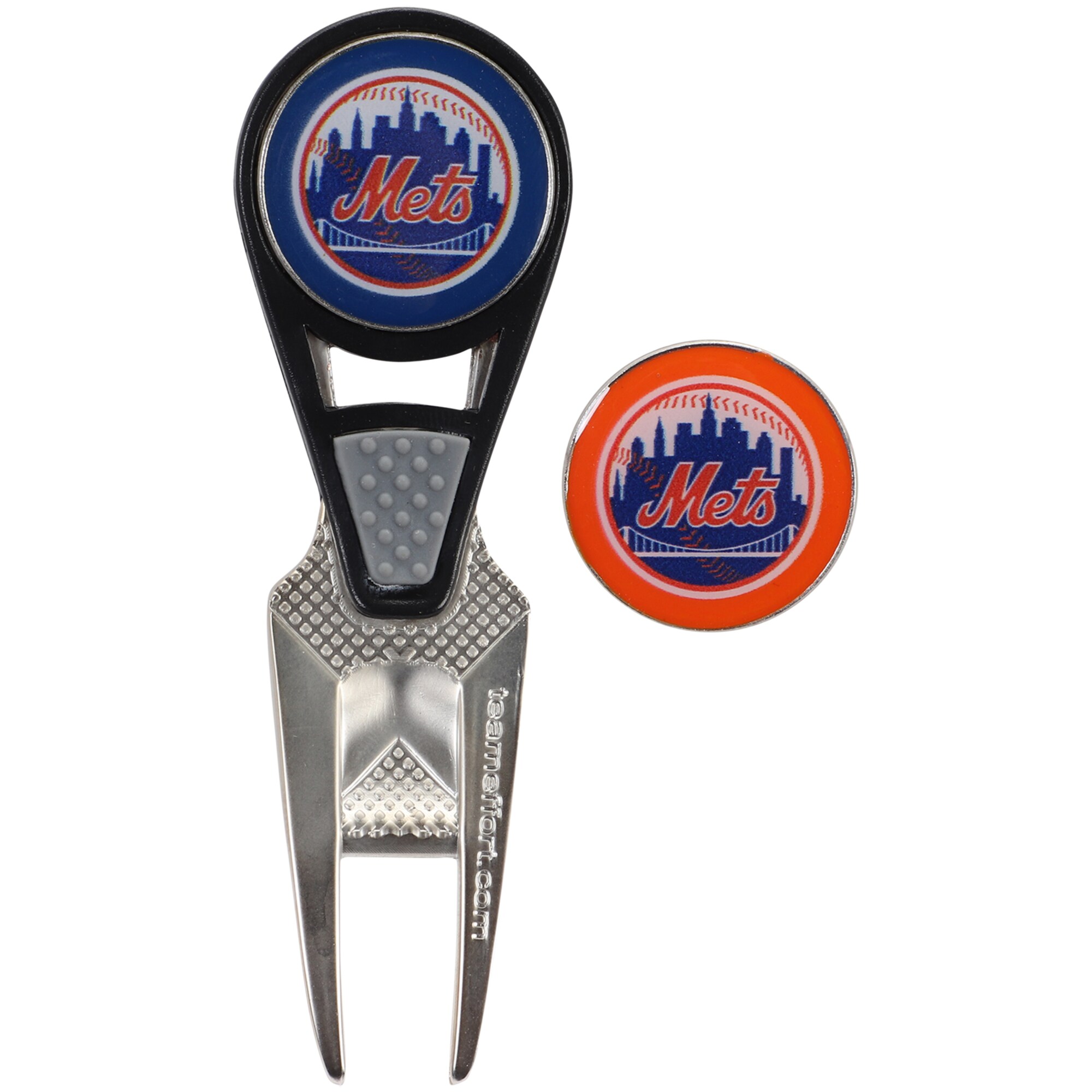 【公式グッズ】MLB メッツ ゴルフ用品 ウィンクラフト (CVX Ball Mark Repair Tool & 2 Ball Markers)