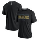 【公式グッズ】NFL レイブンズ Tシャツ Fanatics(ファナティクス) メンズ ブラック (24 MENS Fanatics Defender BLACKOUT SST)