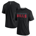 【公式グッズ】NFL ビルズ Tシャツ Fanatics(ファナティクス) メンズ ブラック (24 MENS Fanatics Defender BLACKOUT SST)